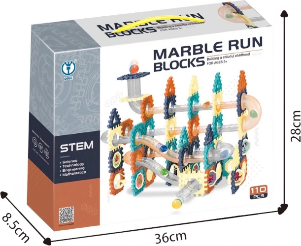 Kuglena staza – građevni set 110 kom