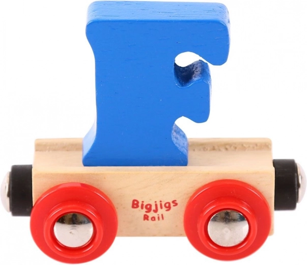 Bigjigs Rail drveni vagončić s slovom F