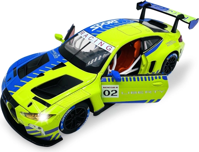 DieCast BMW M4 GT3 model in 1:24 scale with lights and sounds
