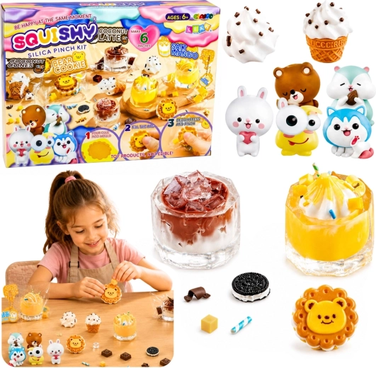 Kreativni set za izradu squishy slastica i napitaka (DIY)
