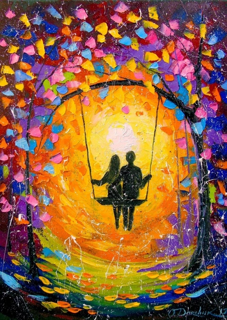 Slagalica Romantična ljubav 1000 dijelova