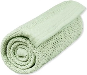 Vinter & Bloom deka Soft grid organic tender green