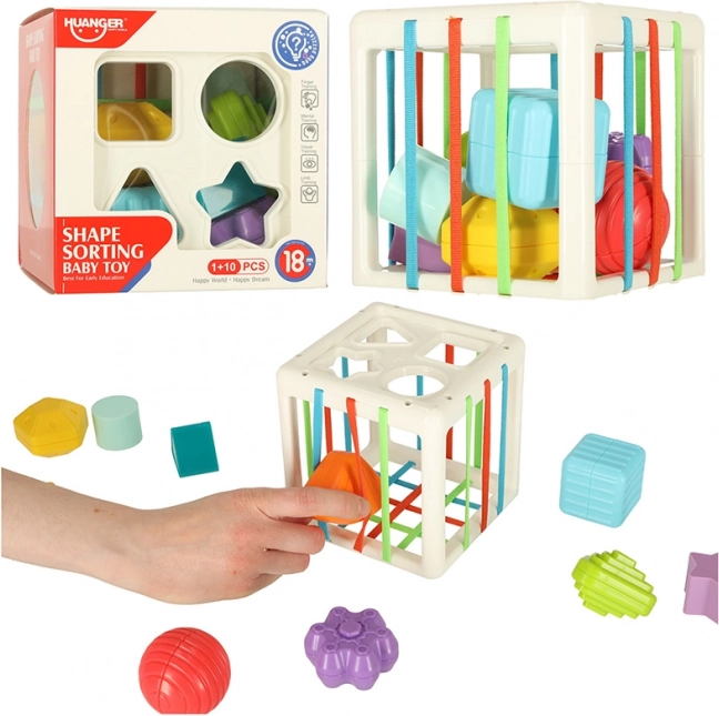 Elastična senzorička kocka s umetkom oblika