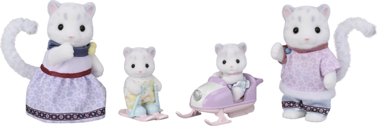 Sylvanian Families obitelj snježnih leoparda sa snježnim skuterom i skijama