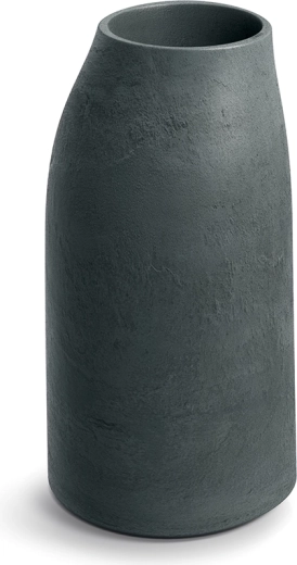 Grafitna vaza za cvijeće s teksturom gline 38 × 70 cm za interijer i eksterijer
