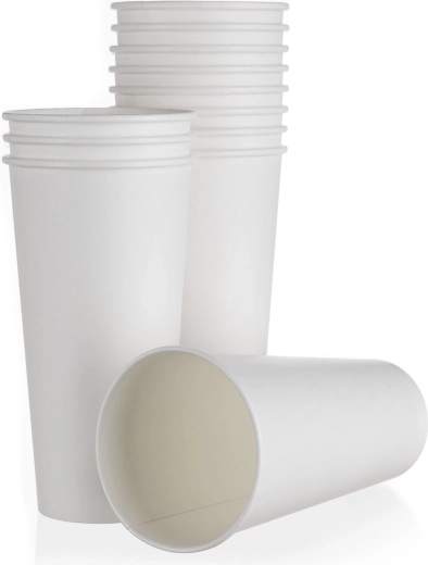 Papirnata čaša 500 ml, bijela, jednokratna (12 kom)