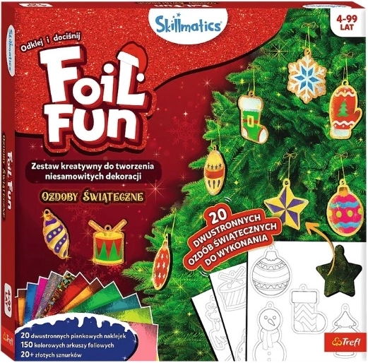 Skillmatics Foil Fun božićni ukrasi