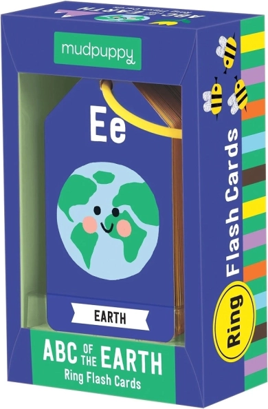 Mudpuppy ABC planet Zemlja edukativne kartice na prstenu