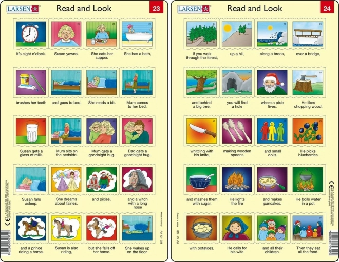 Puzzle Engleski – dulje rečenice, 20 dijelova