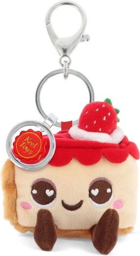 Keeleco privjesak za torbu jagodna torta 12 cm