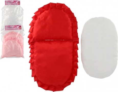 Poplun i jastučić za lutke za krevetić i kolica