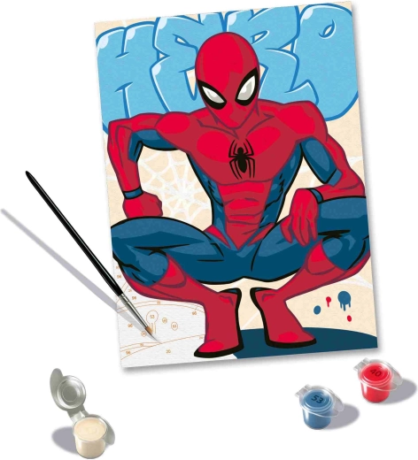CreArt Spider-man slikanje prema brojevima