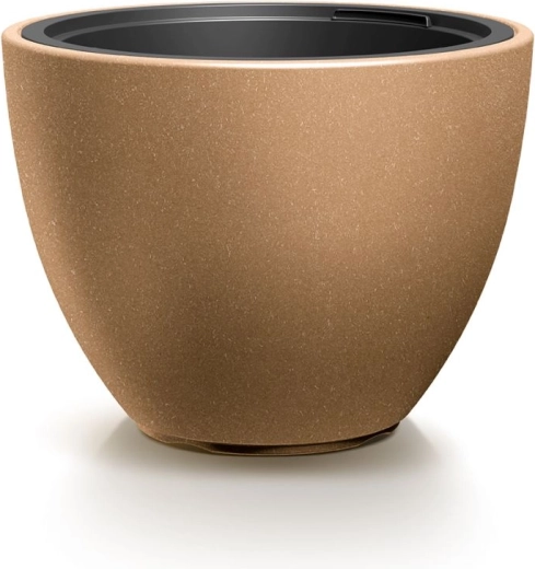Lončanica s uloškom HEOS Eco Wood 47 cm naturo