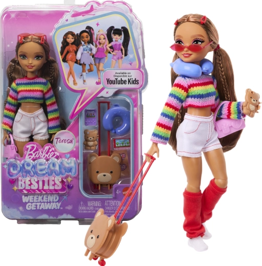 Barbie Dream Besties Teresa – modna lutka za vikend-izlet s dodacima