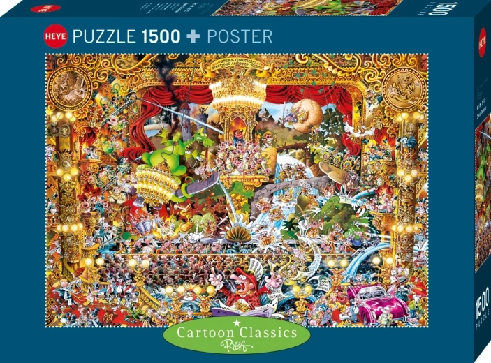 Heye puzzle Cartoon Classics: Kaotična opera, 1500 dijelova