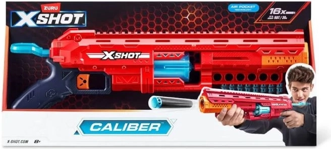 ZURU X-Shot Caliber pjenasti izbacivač sa spremnikom