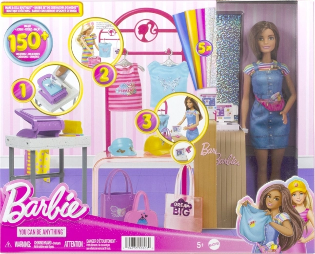 Barbie Modni dizajnerski studio s lutkom HKT78