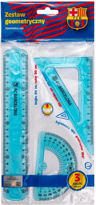 Set ravnala FC Barcelona 3 kom