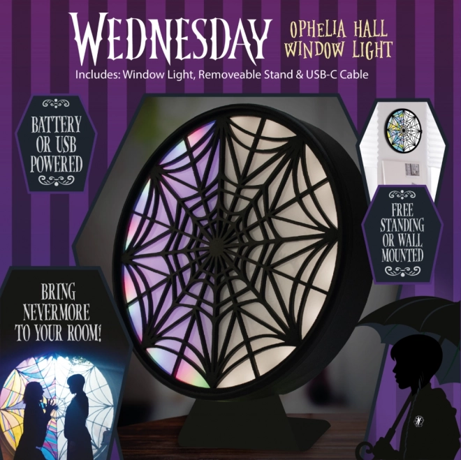 LED svjetlo prozor Wednesday