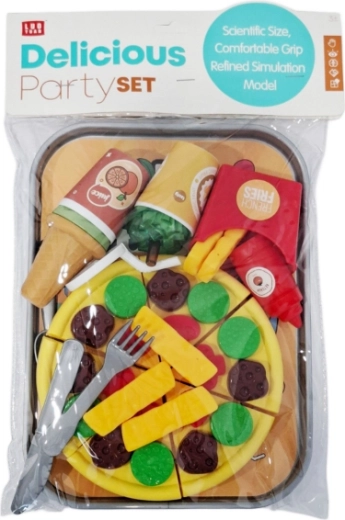 Kuhinjski set s pizzom i namirnicama za djecu