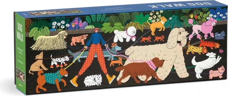 Panoramske puzzle Pseća šetnja 1000 dijelova GALISON