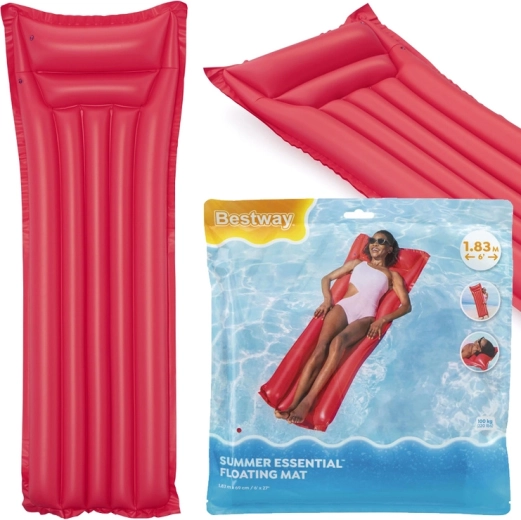 Nafukovajući madrac BESTWAY, crveni 183 × 69 cm