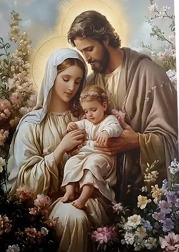 Paint by Numbers – Holy Family 40 × 50 cm