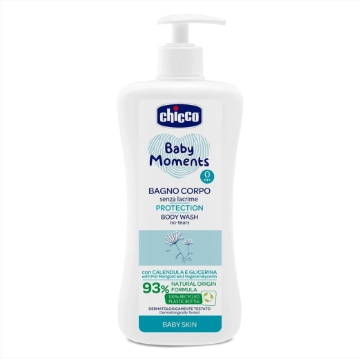 Chicco gel za tuširanje Baby Moments Protection 500 ml