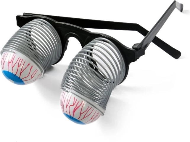 Halloween glasses with popping eyes