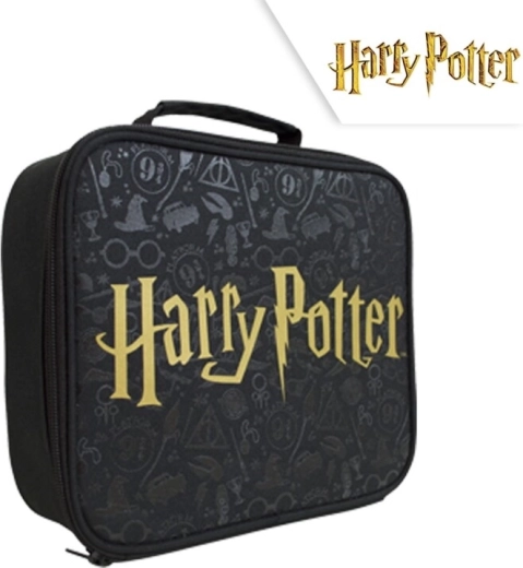 Harry Potter torba za užinu s logom crna