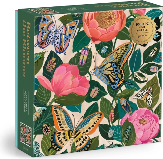 Galison folijsko puzzle Među cvjetovima 1000 dijelova