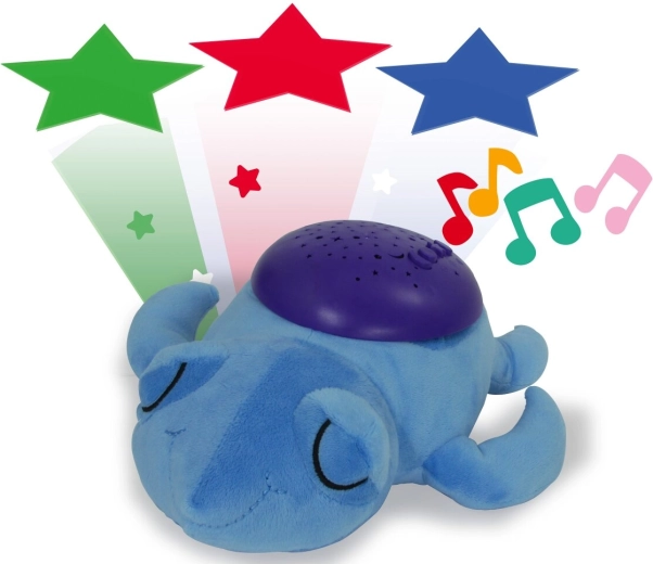 Jamara LED night light with projector and melodies Dreamy Turtle, blue - 1 piece