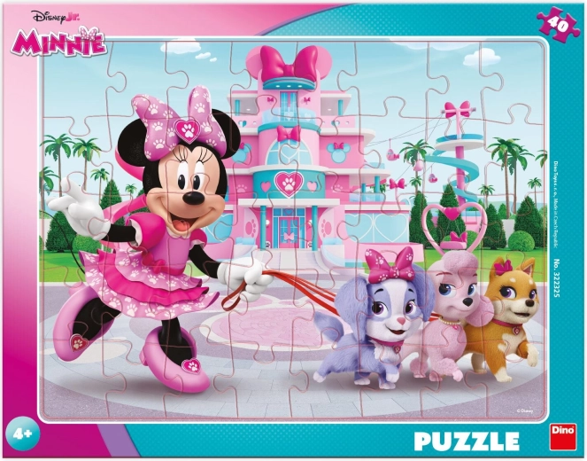 Puzzle Minnie sa psićima 40 dijelova DINO