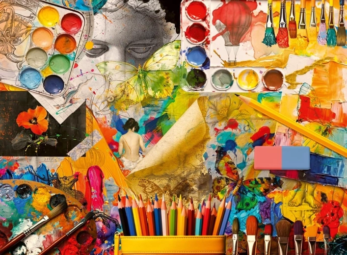 RAVENSBURGER puzzle Umjetnički atelje 500 dijelova