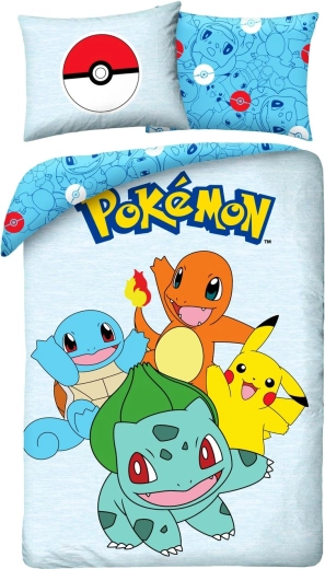 Pokémon pamučna posteljina 140 × 200 cm + 70 × 90 cm
