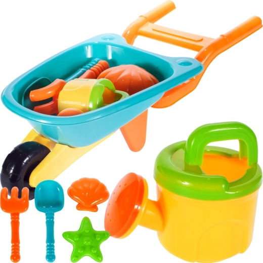 Taca s priborom za pijesak