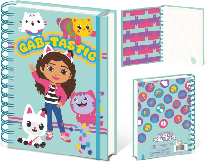 Gabby spiralni blok A5 Gabbin čarobni kućica