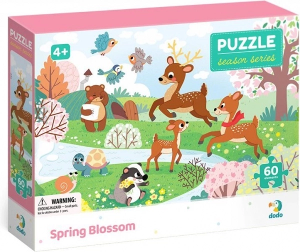 DODO puzzle godišnja doba – proljeće u cvatu, 60 dijelova