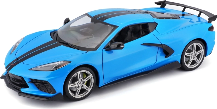 Maisto Chevrolet Corvette Stingray Coupe High Wing plavi 1:18