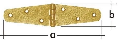 Trokutasta pletena spojnica 200 × 40 × 2 mm, žuto pocinčani čelik