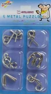 Set od šest metalnih zagonetki