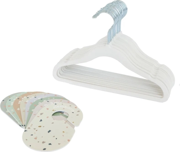 3 Sprouts set vješalica i pregrada za ormar cream/terrazzo