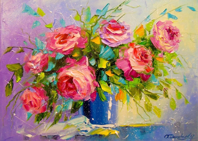 Slagalica buket ruža 1000 dijelova