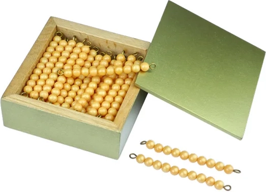Moyo Montessori zlatne desetice u kutijici (45 kom)