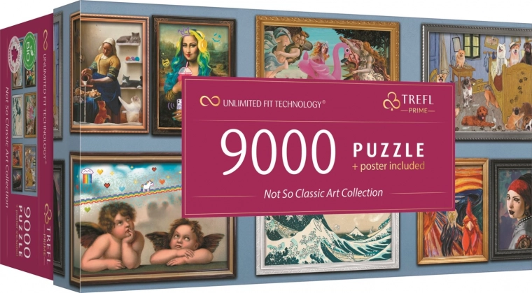 Puzzle Trefl Prime umjetnička kolekcija 9000 dijelova