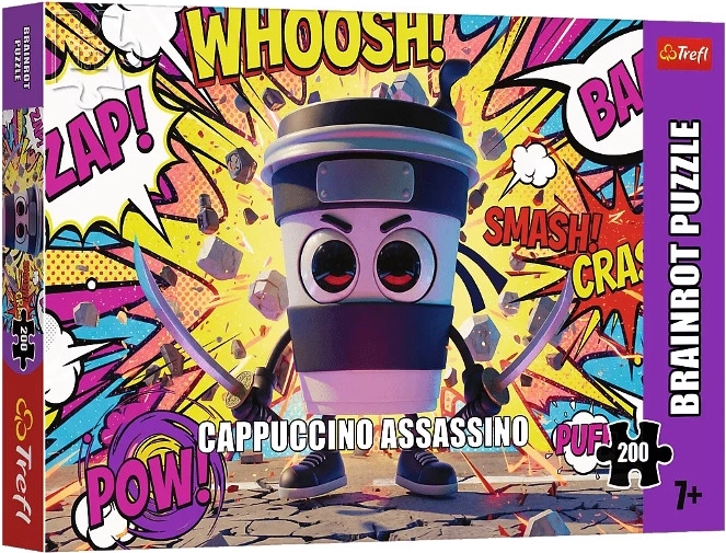 Trefl puzzle BrainRots Cappuccino Assassino 200 dijelova