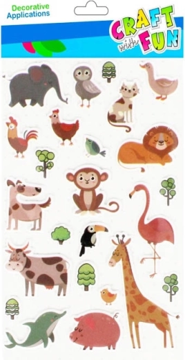 Animal stickers (24 pcs)