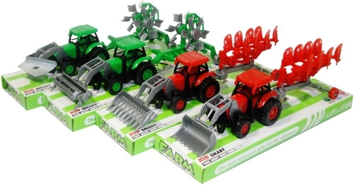 Traktor s dodatnim strojem
