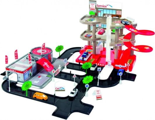 Garažna igračka s 3 kata i servisom