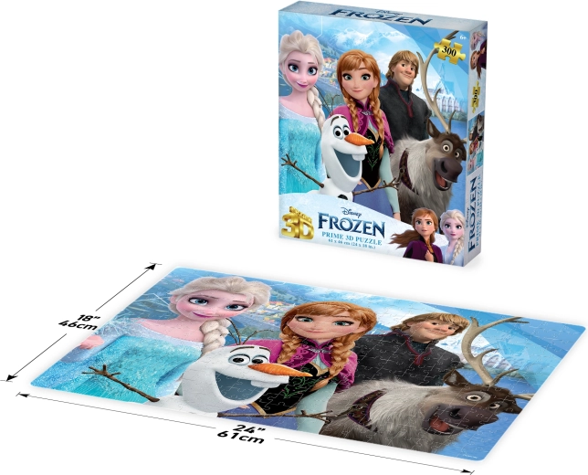 3D puzzle Disney Snježno kraljevstvo 300 dijelova